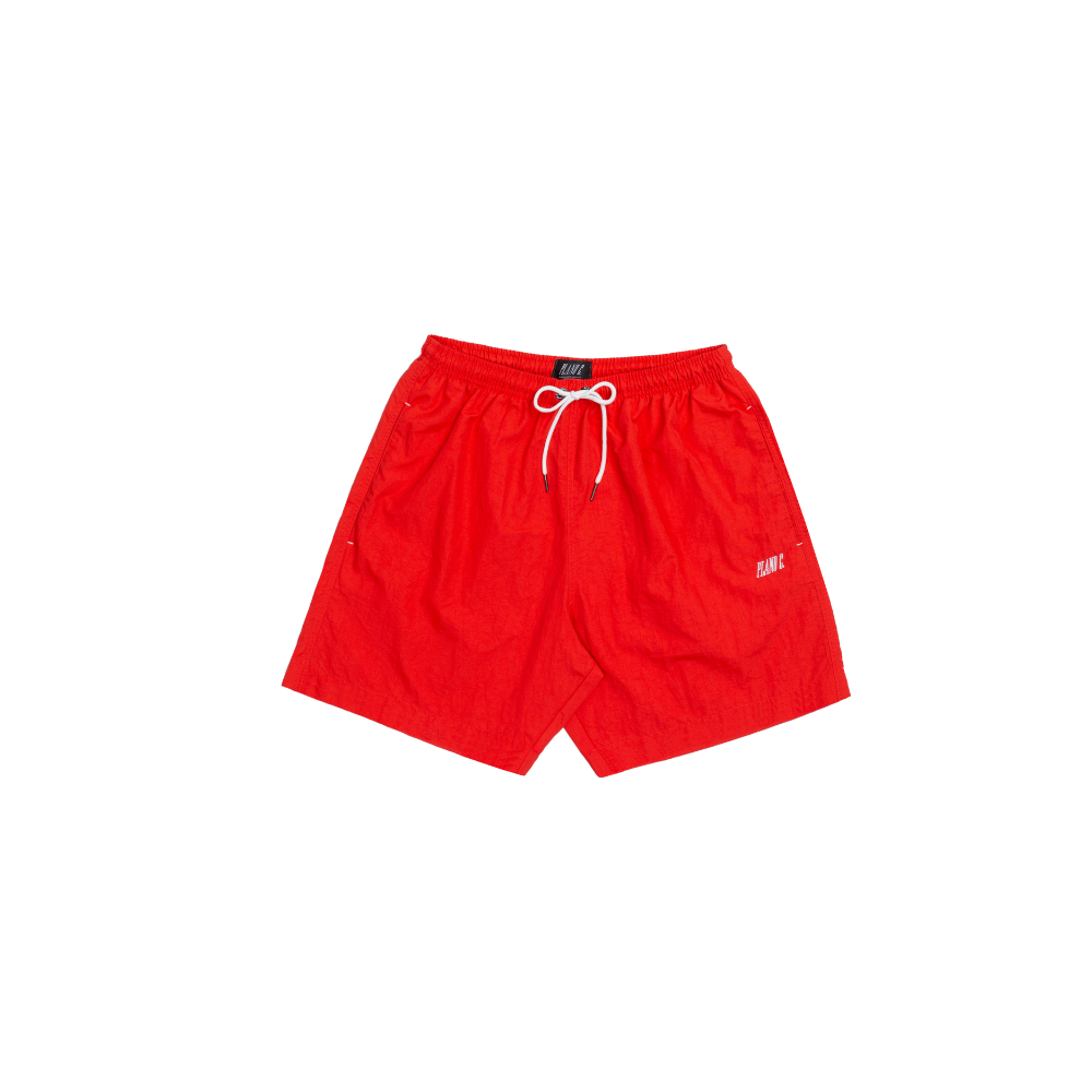 Shorts Plano C Logo Vermelho