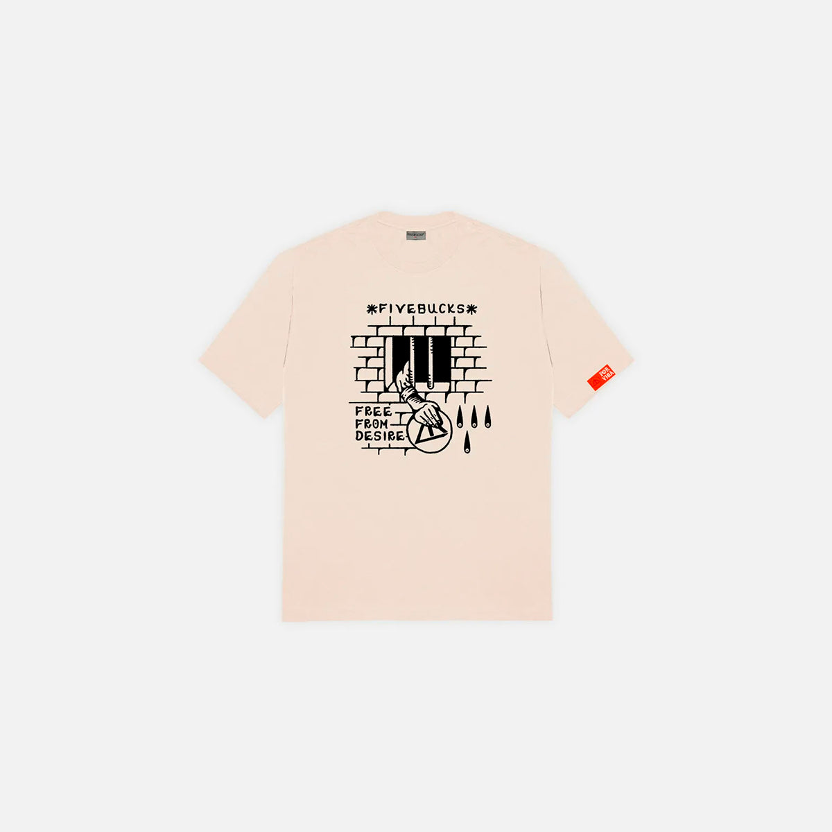 Camiseta Fivebucks Free From Desire Off-White