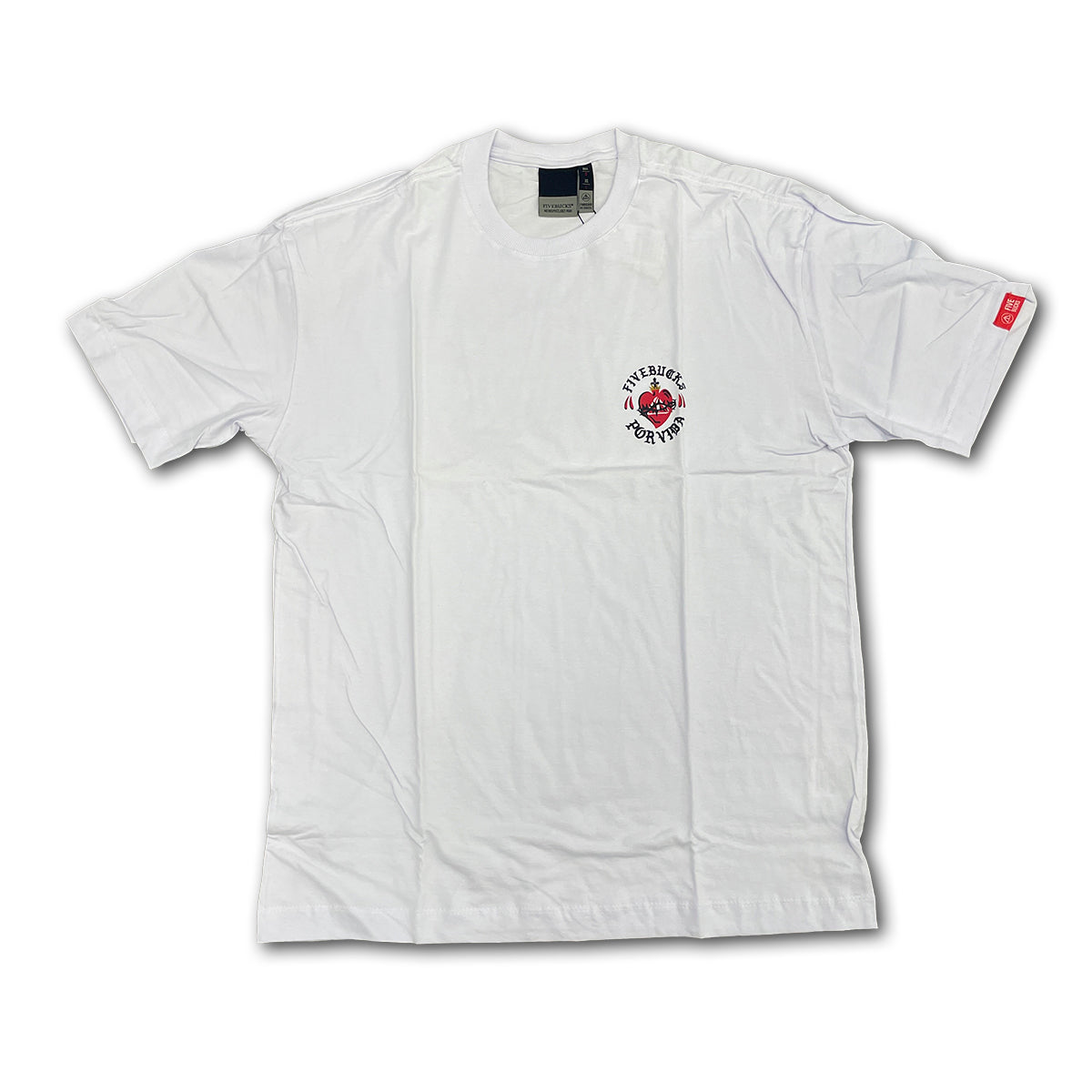 Camiseta Fivebucks Born Locos Branco