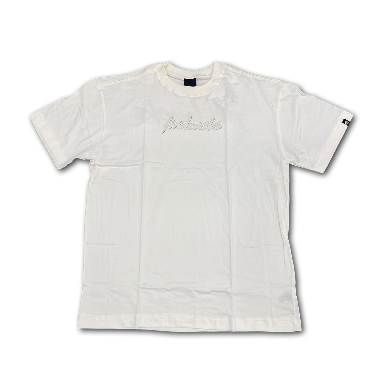 Camiseta Fivebucks Oversized Two Curved Off White