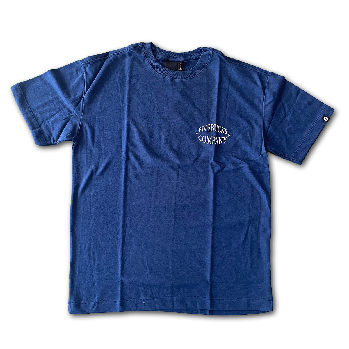 Camiseta Fivebucks Rose Heavy Azul Marinho