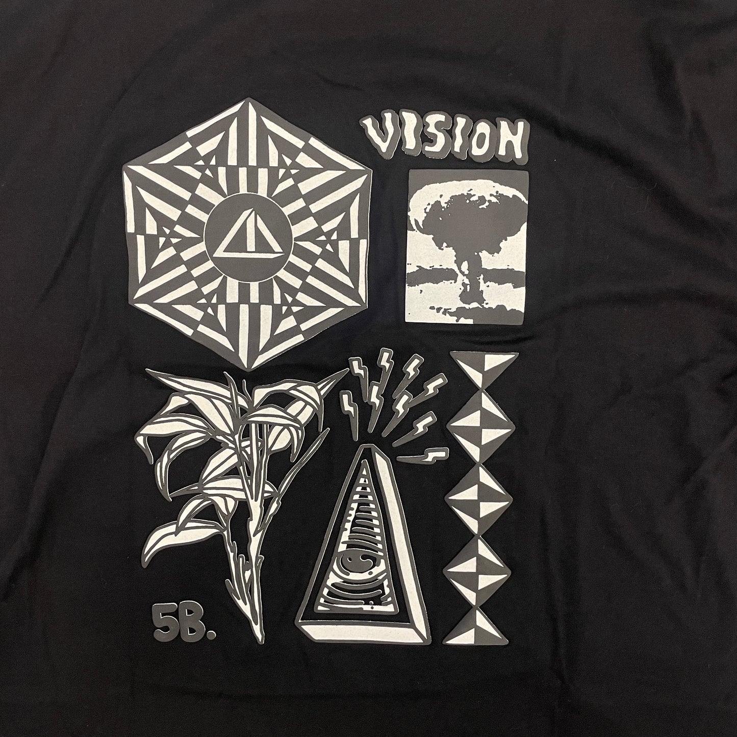 Camiseta Fivebucks Vision Preto