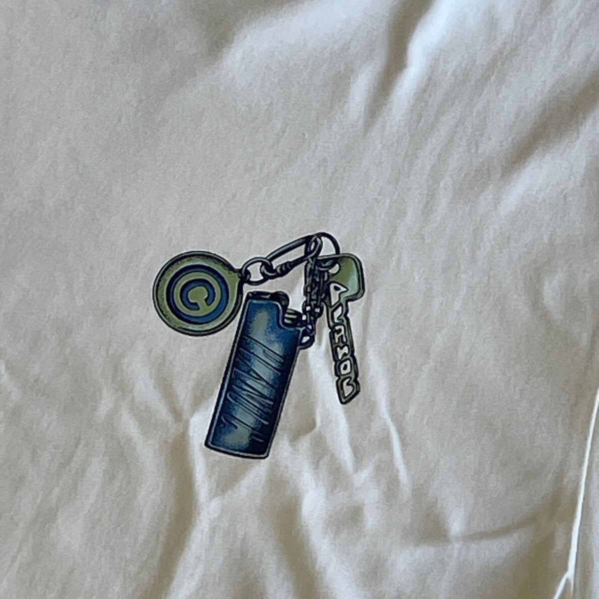 Camiseta Plano C Keychain Off-White