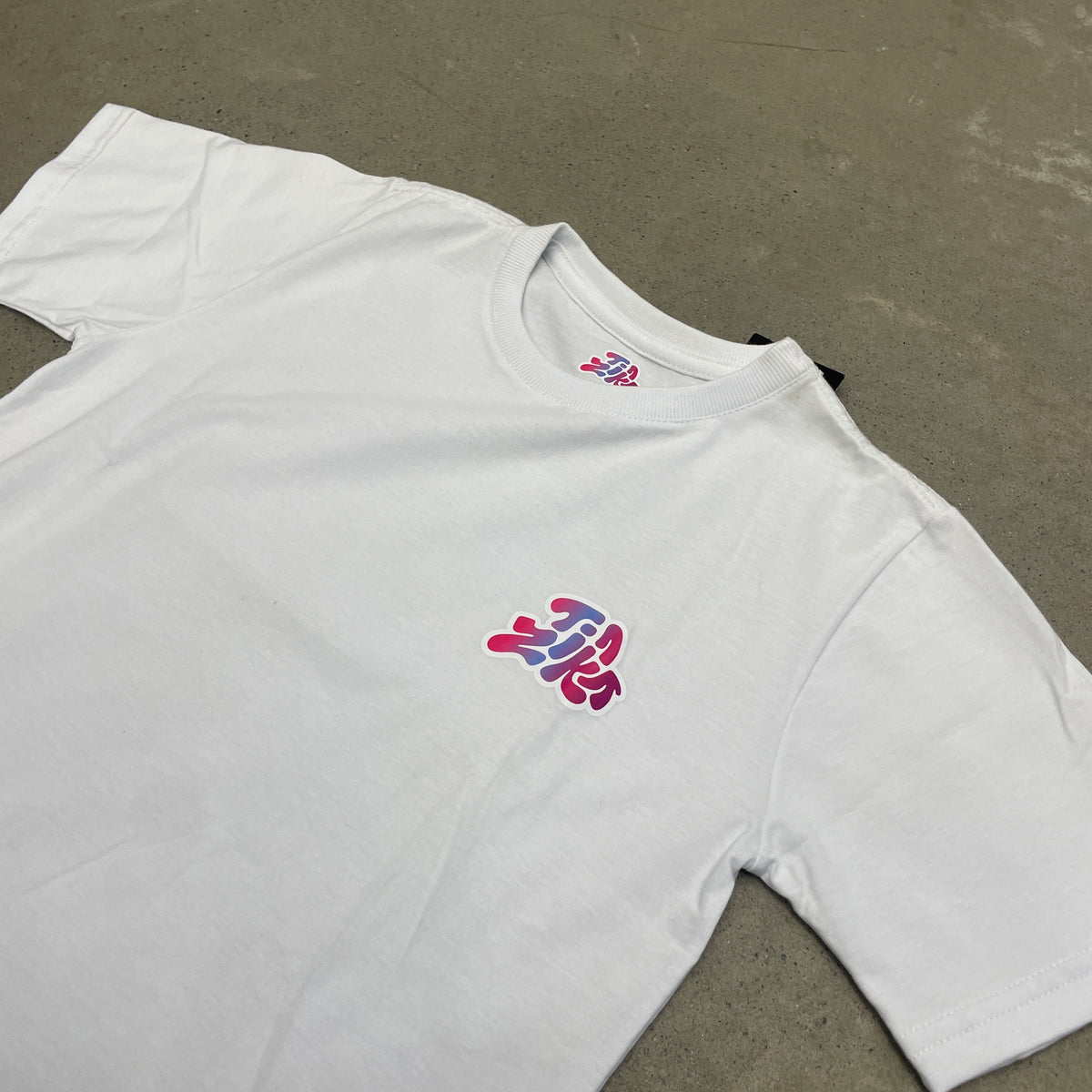 Camiseta Tia Zika Infantil Branco/Rosa