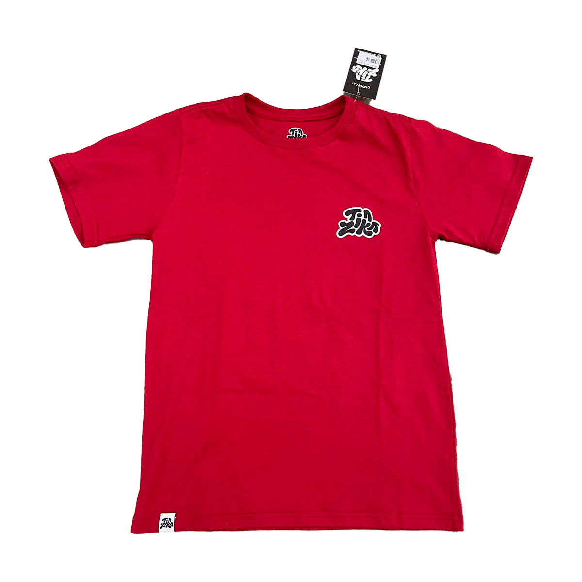 CAMISETA VERMELHA/PRETA Tia Zika