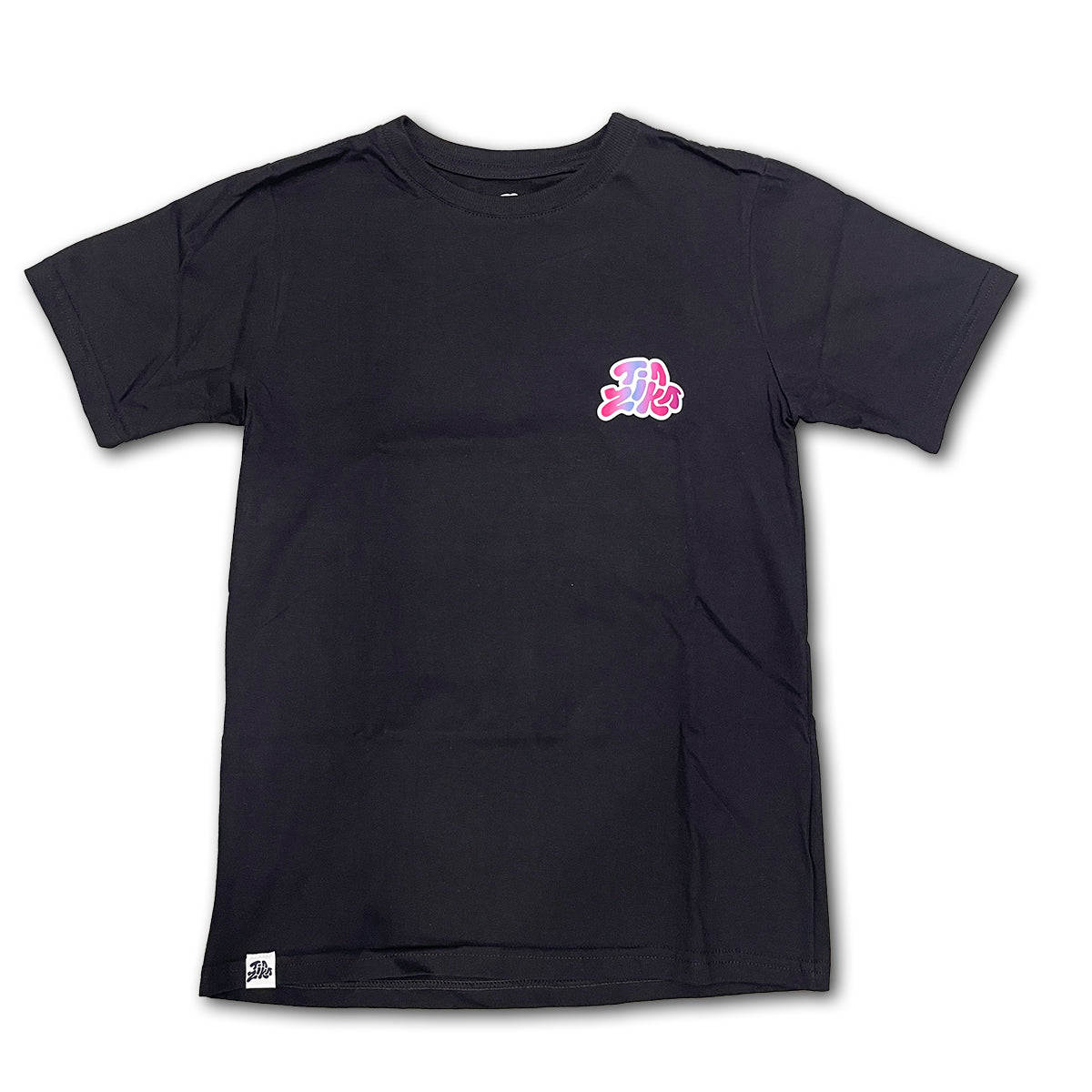 Camiseta Tia Zika Infantil Preto/Rosa