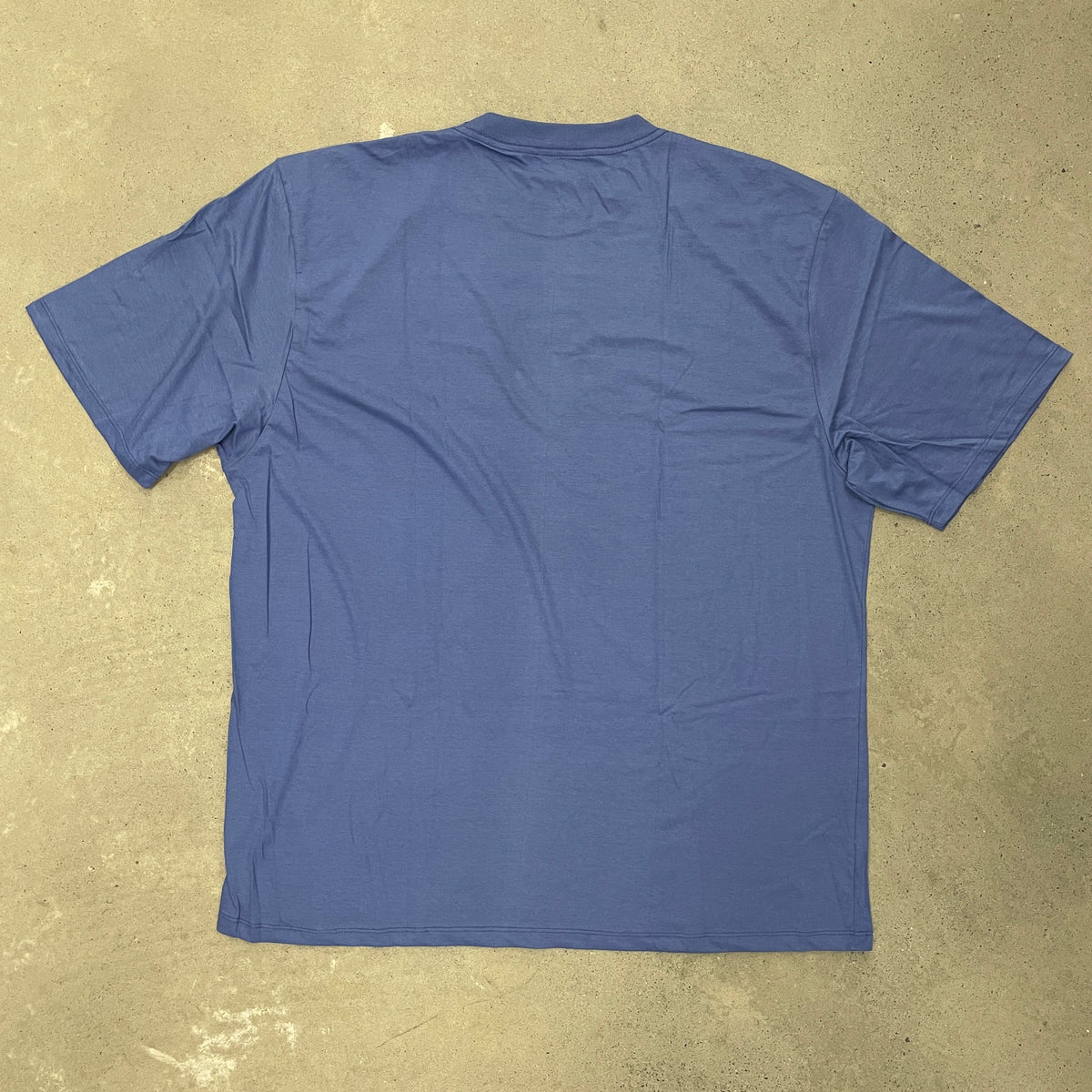 Camiseta Plano C Logo Central Azul Stone