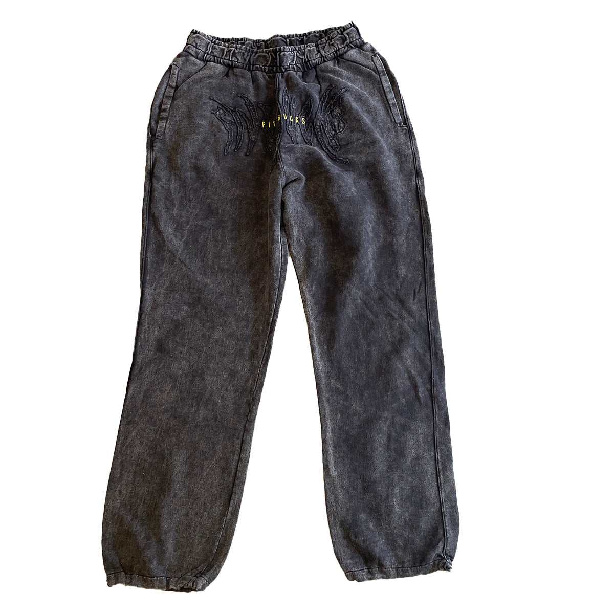 Calça Fivebucks Moletom Neo Goth Preto Stone