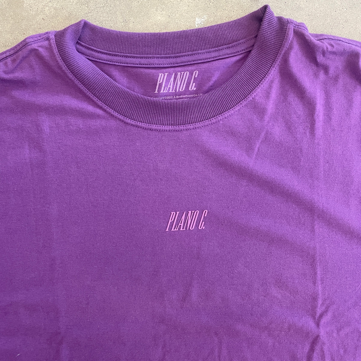 Camiseta Plano C Logo Central Roxo