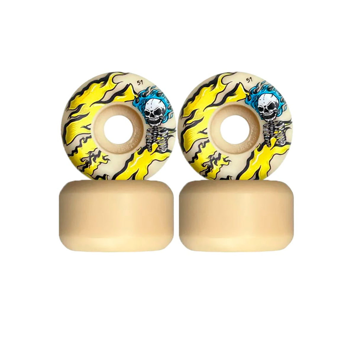 Roda Milk Burning Skull 51mm
