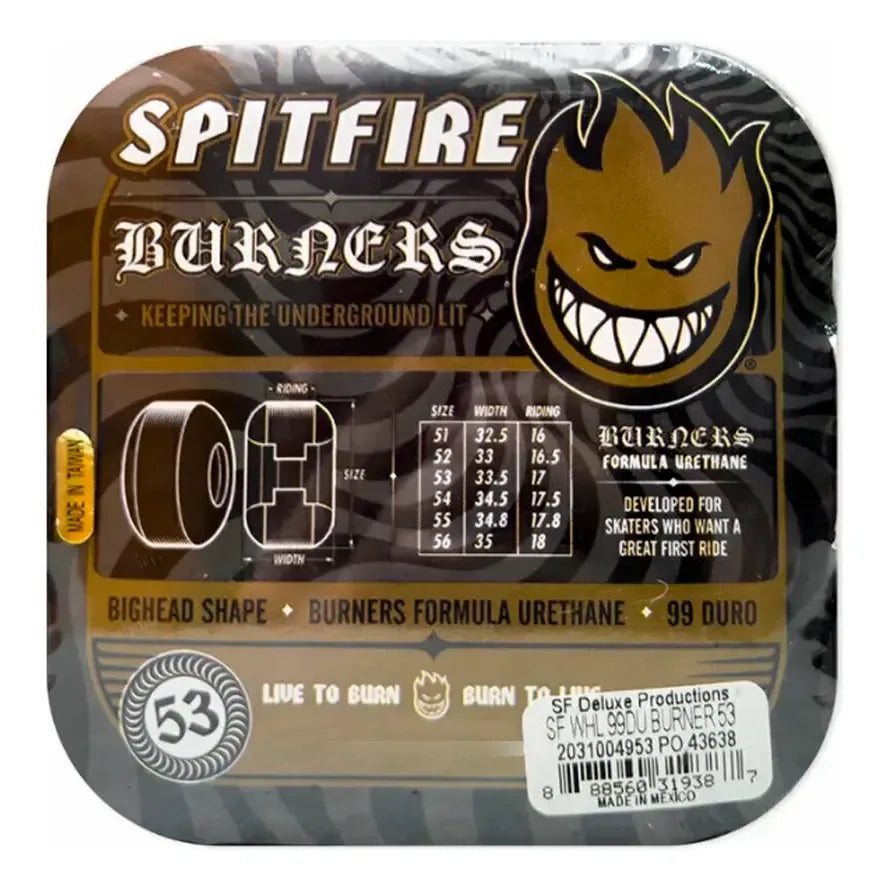 Roda Spitfire Burner Branca 99D 53mm
