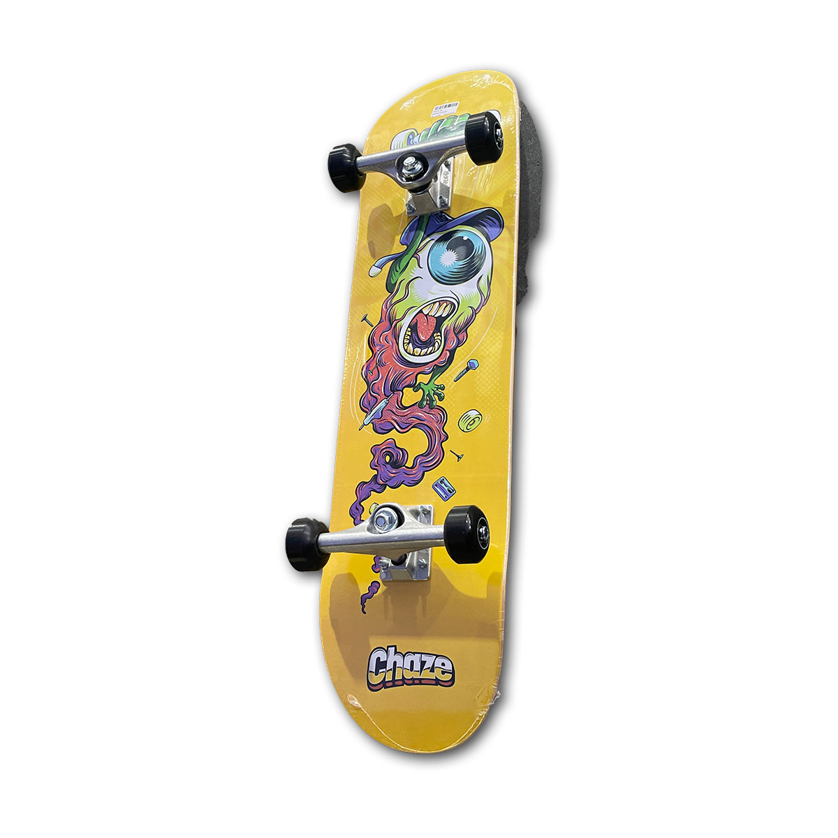 Skate Montado HSC Iniciante Monster Amarelo