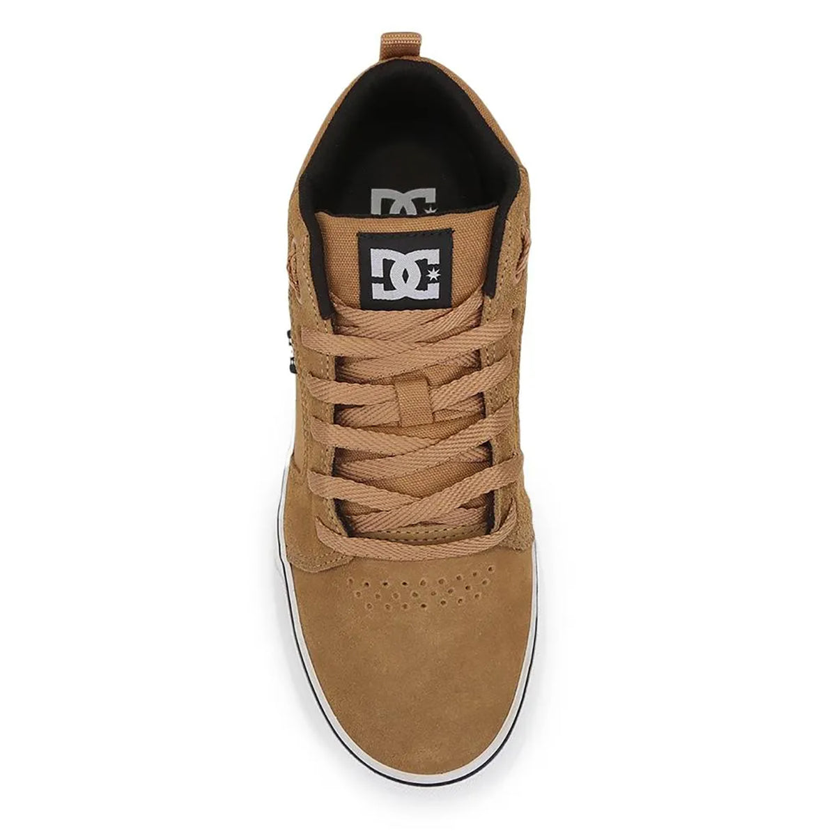 Tenis DC Anvil La Mid Branco-Marrom