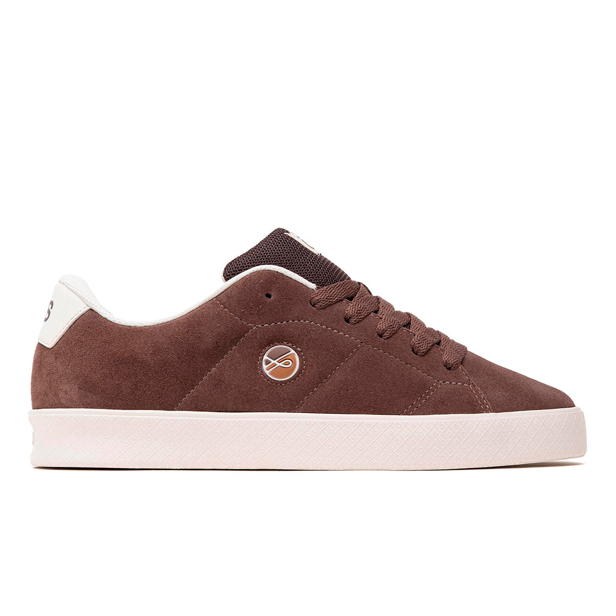Tênis ÖUS Dots Marrom Chantilly Essential vista lateral
