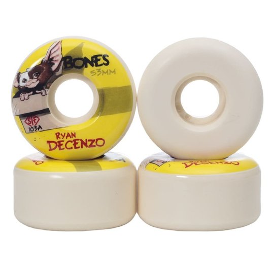 Roda Bones V2 Locs Ryan Decenzo Amarela 53mm