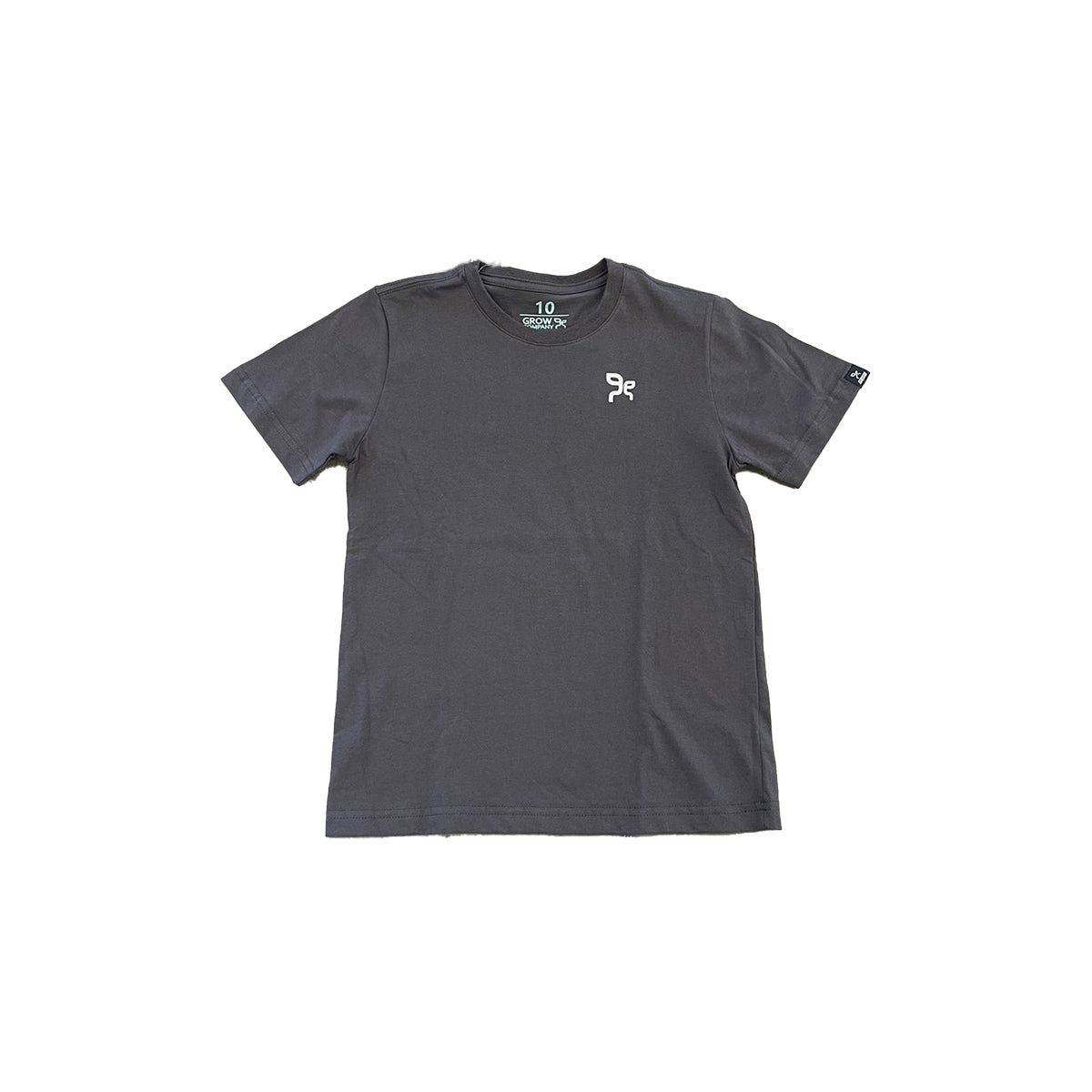 Camiseta Grow Logo 3x3 Infantil Chumbo