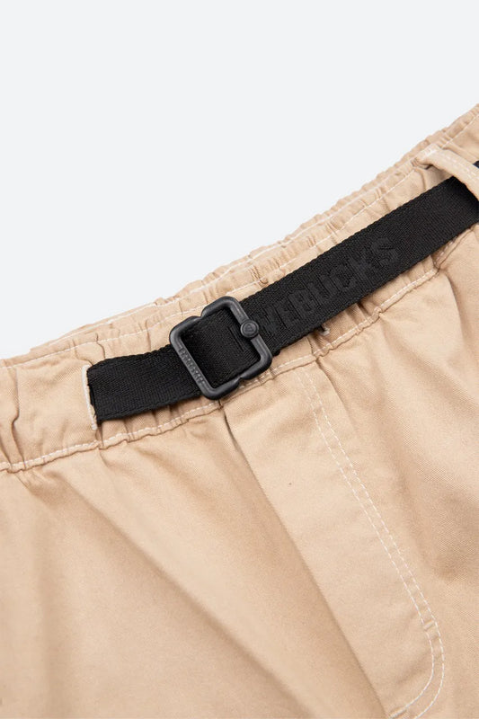 BERMUDA CARGO TROUSERS KHAKI FIVERBUCKS TAMANHO M