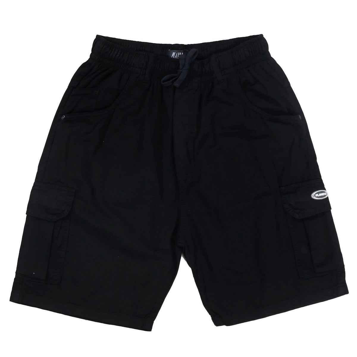 Bermuda Sarja Cargo Balão Preto Plano C