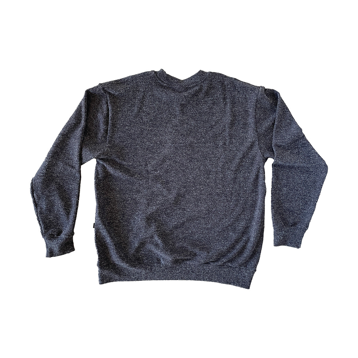 Blusão Plano C Gola Careca Tricot Preto