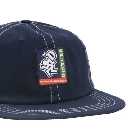 Boné Fine Line 6-Panel in Navy