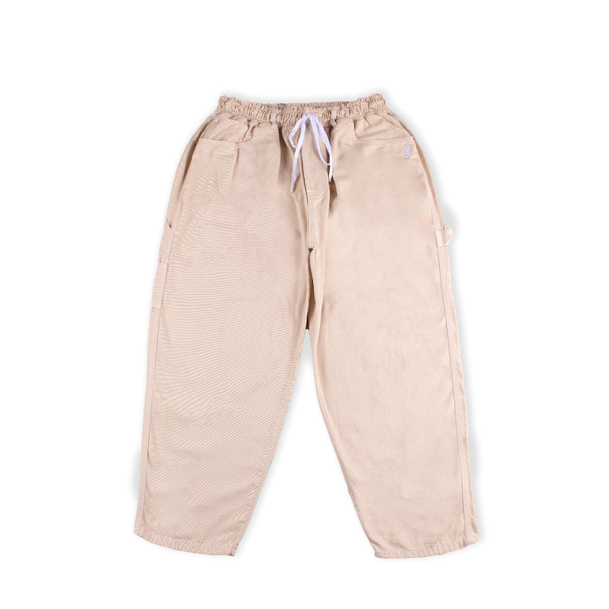Calça Fate Carpinteiro Linha Contraste Bege