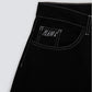 Calça Sarja Plano C Baggy Contrast Preto