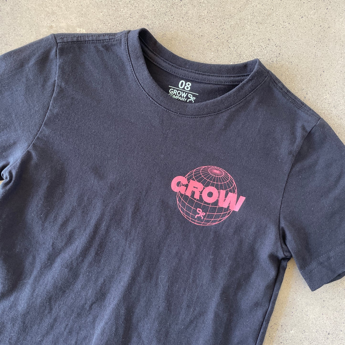 Camiseta Grow Leave&Trace Infantil Preto
