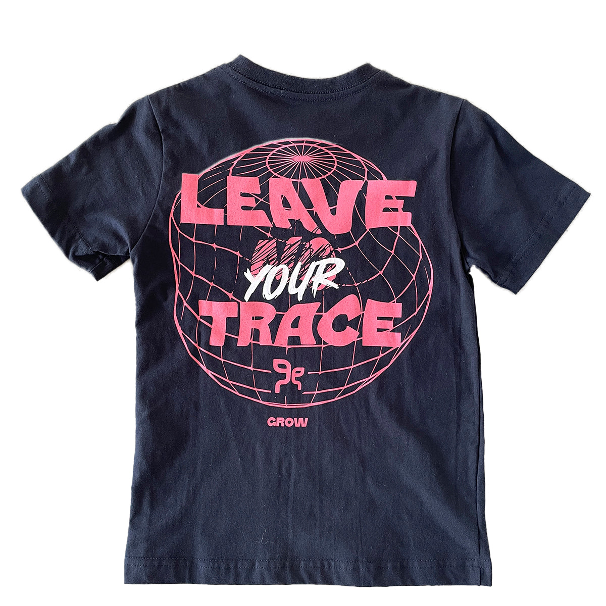 Camiseta Grow Leave&Trace Infantil Preto