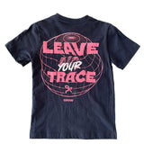 Camiseta Grow Leave&Trace Infantil Preto