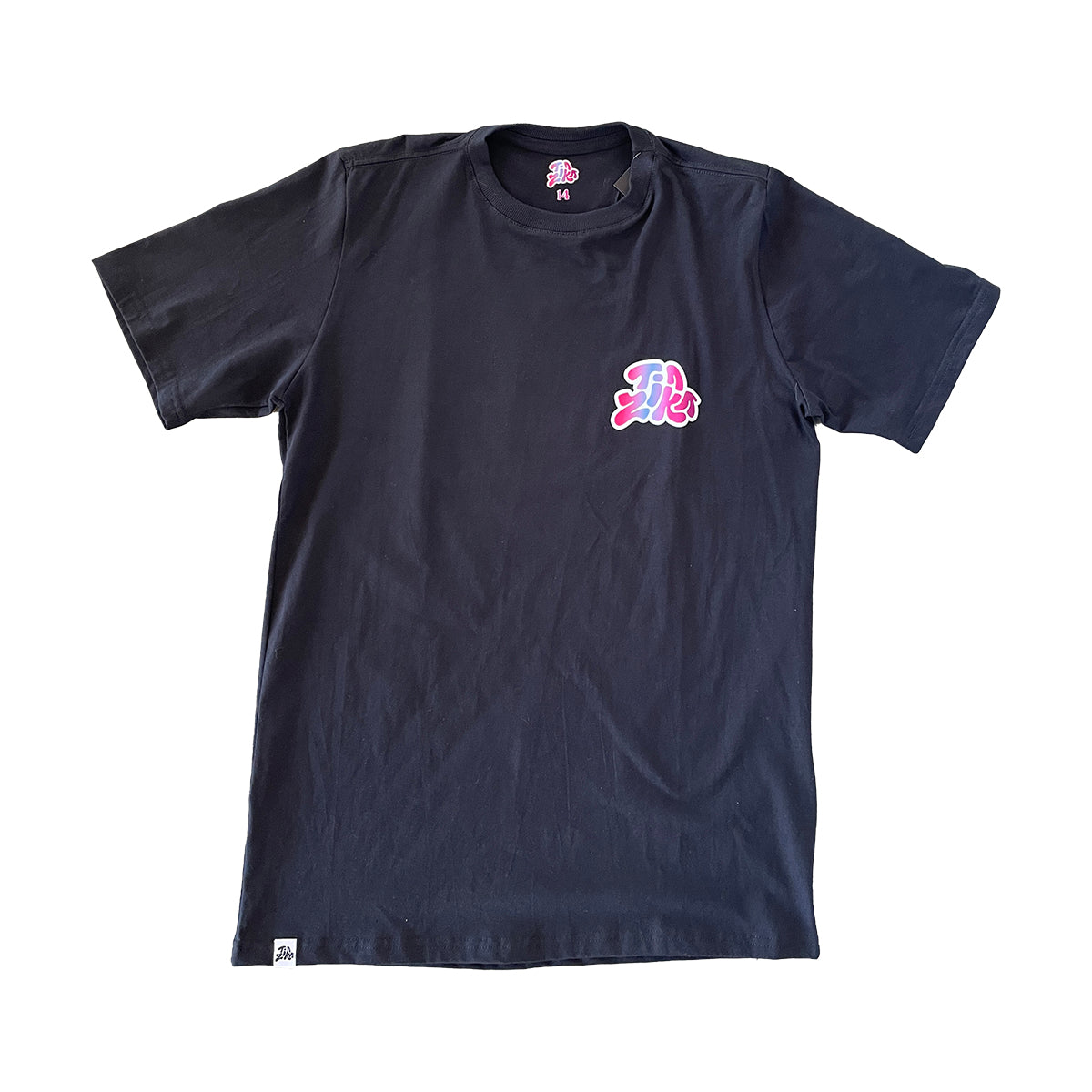 CAMISETA PRETA/ROSA NA 08 Tia Zika