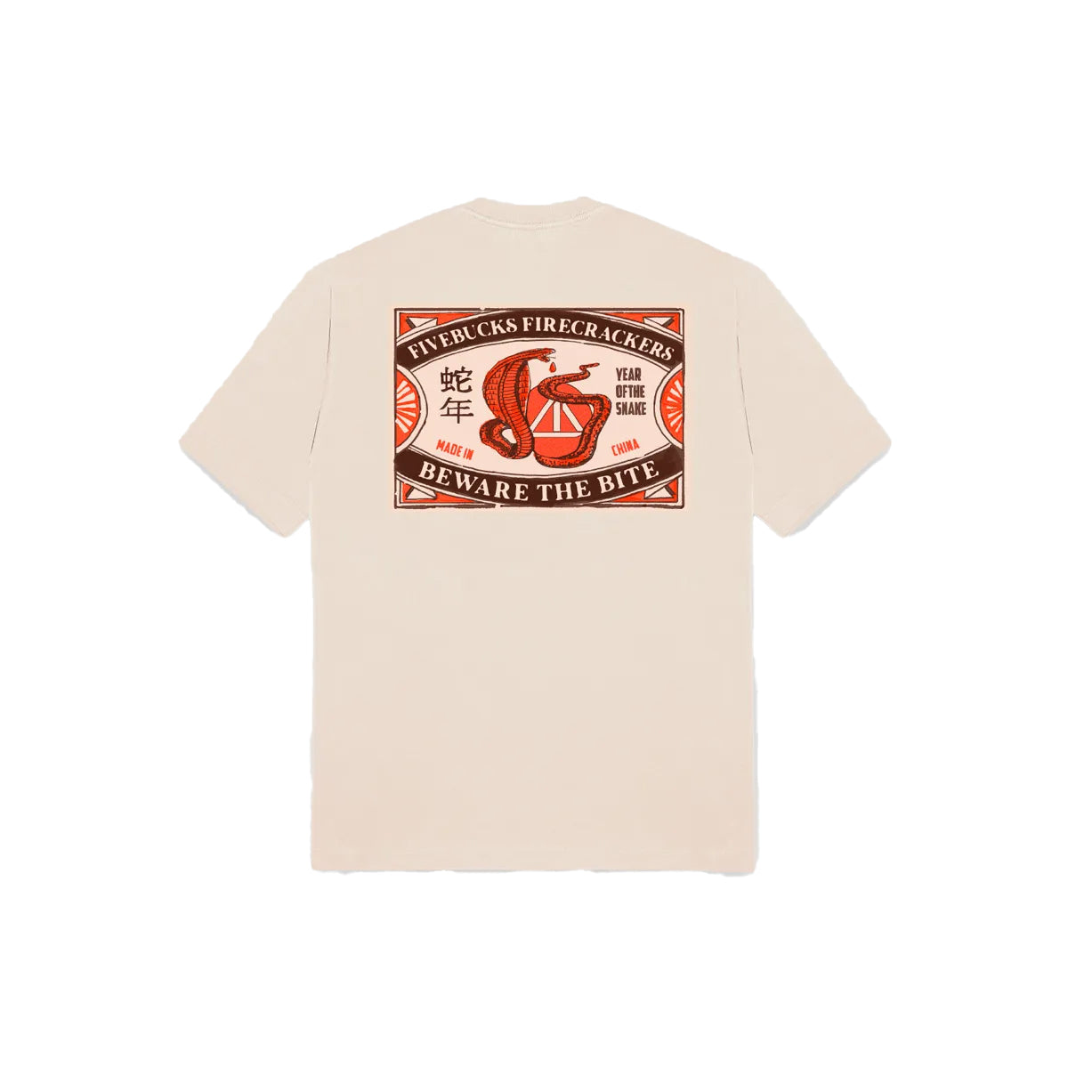Camiseta Fivebucks Firecrackers Off-White