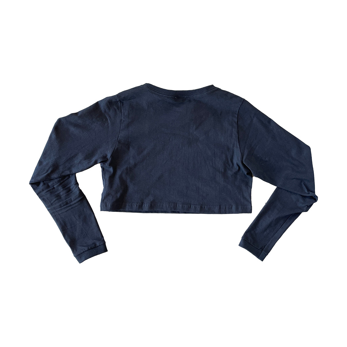 Cropped Thrasher Girl Manga Longa Preta Air Brush Cropped Preto/Verde