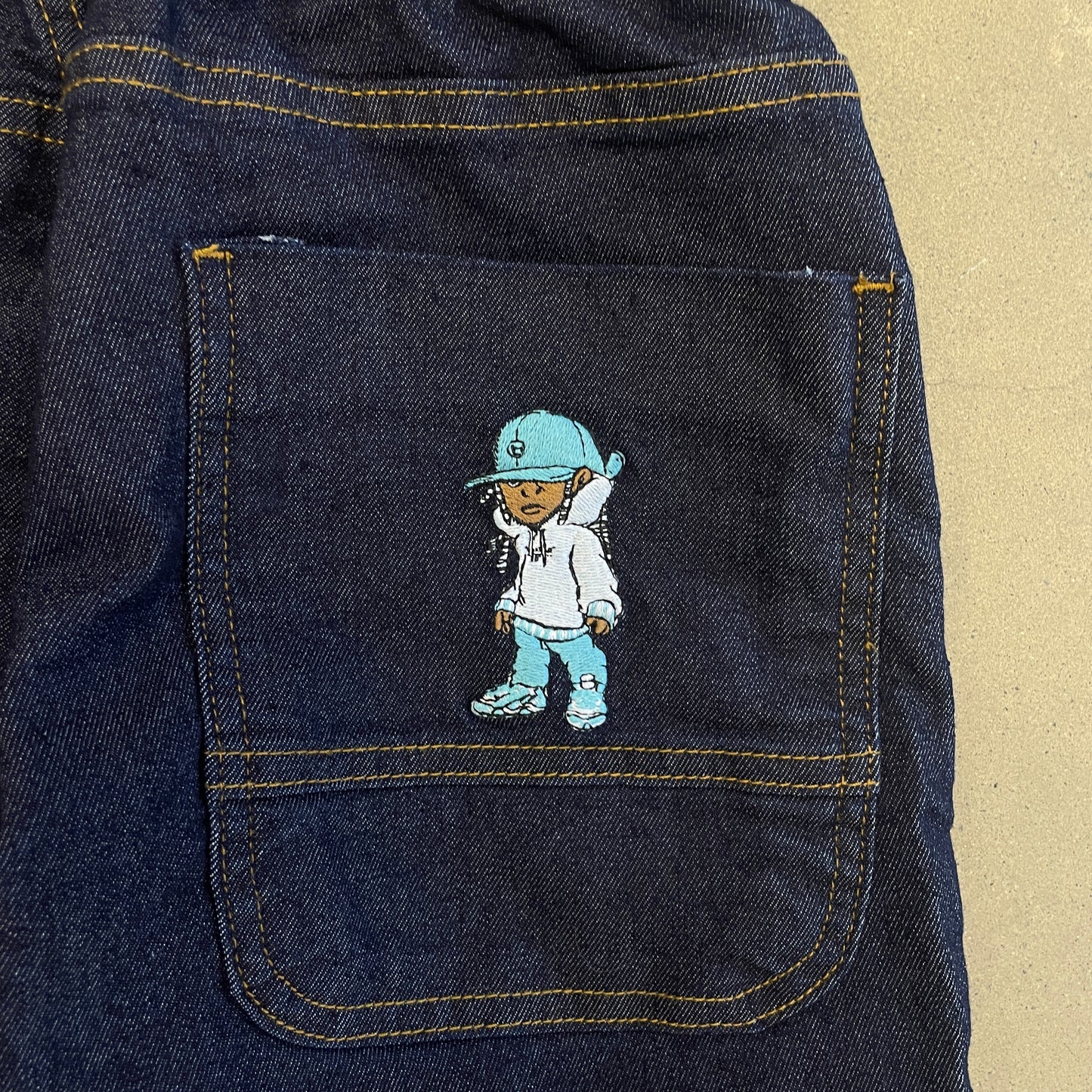 Calça Jeans Cargo Jogger Blinca Bic