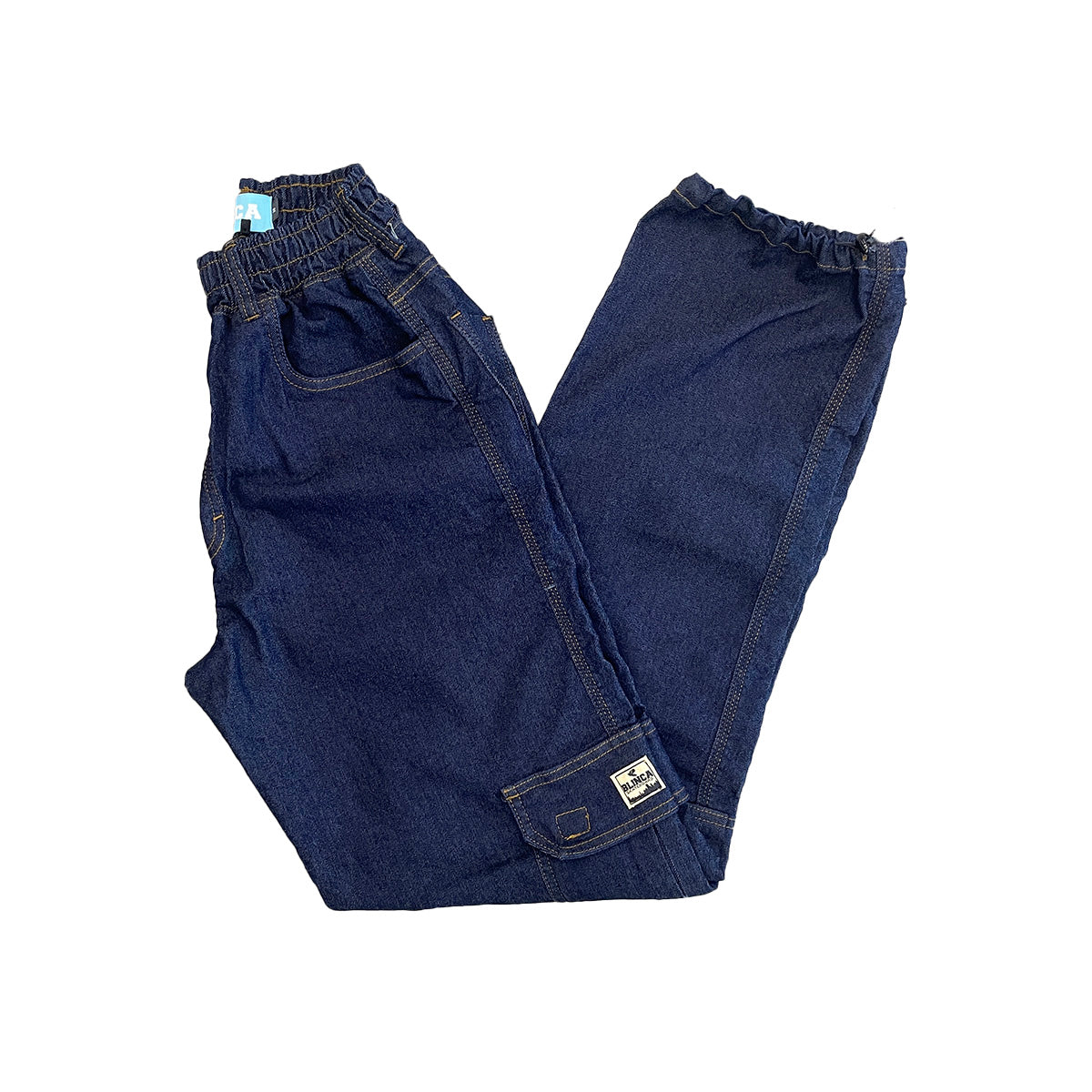 Calça Jeans Cargo Jogger Blinca Bic