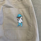 Calça Sarja Cargo Jogger Blinca Caqui