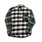 Camisa Fivebucks Grunge Grid Verde