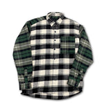 Camisa Fivebucks Grunge Grid Verde