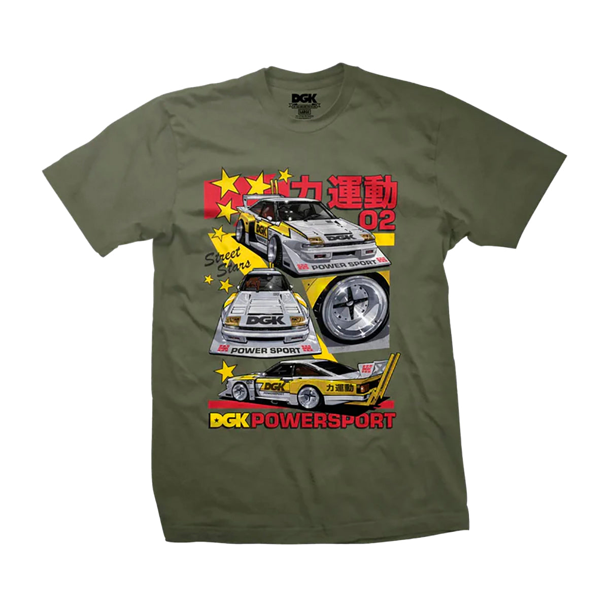 Camiseta DGK Powersport Verde