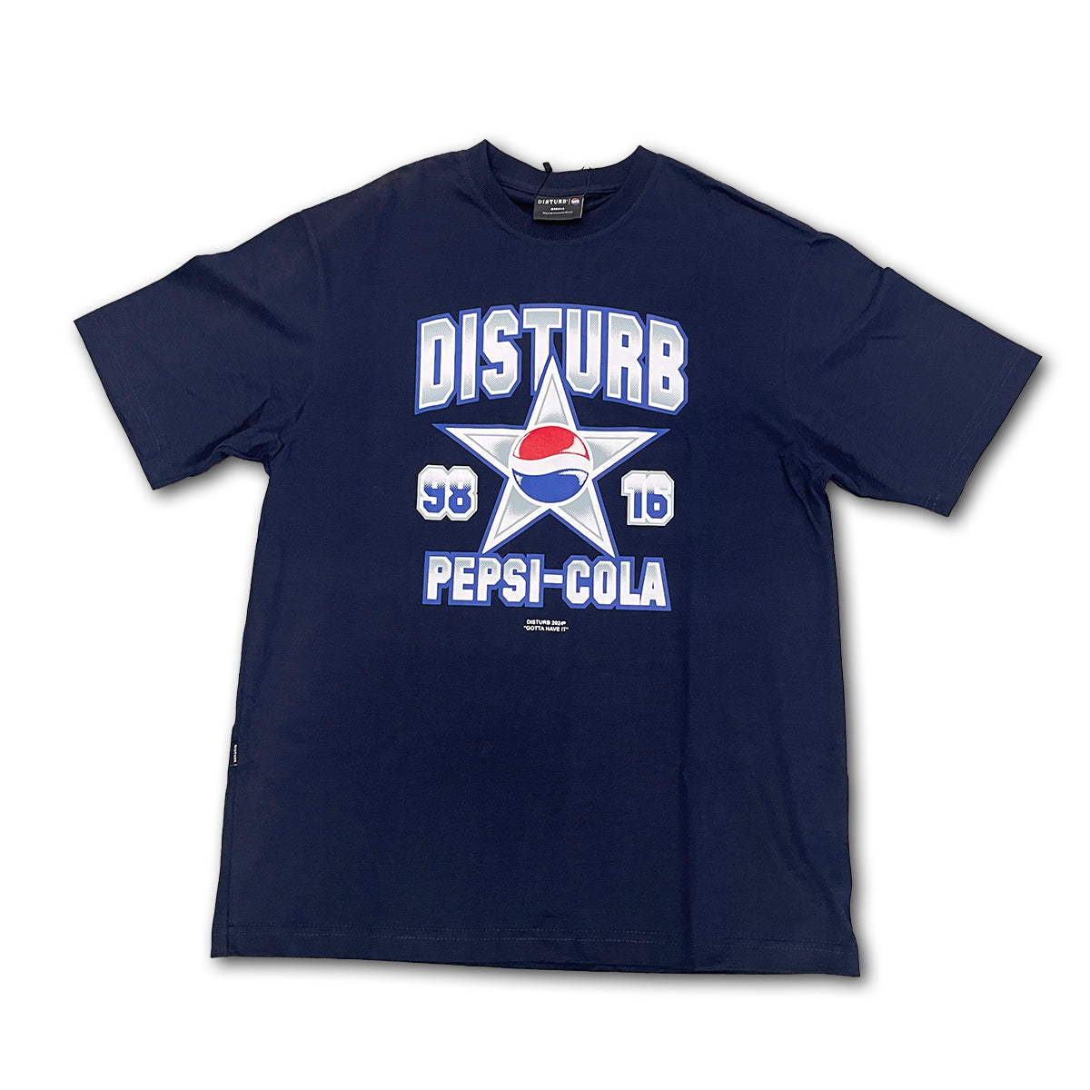 Camiseta Disturb Cola Star Azul Marinho