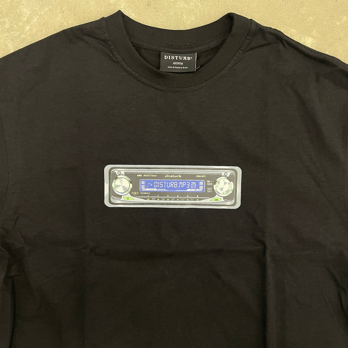 Camiseta Disturb Music System Preto