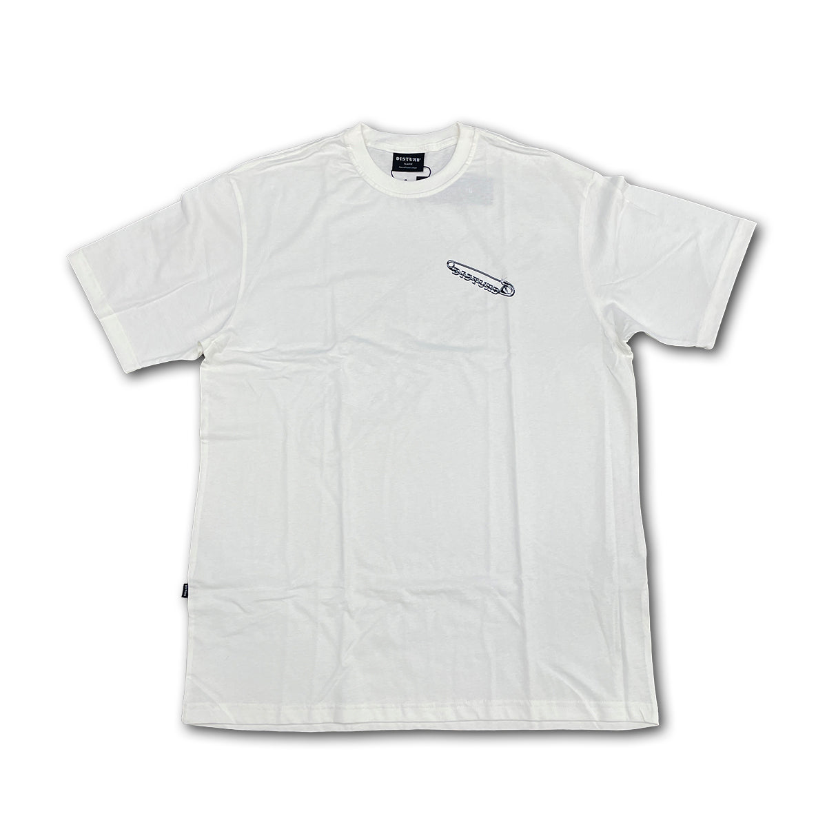 Camiseta Disturb Safety Pin Off-White