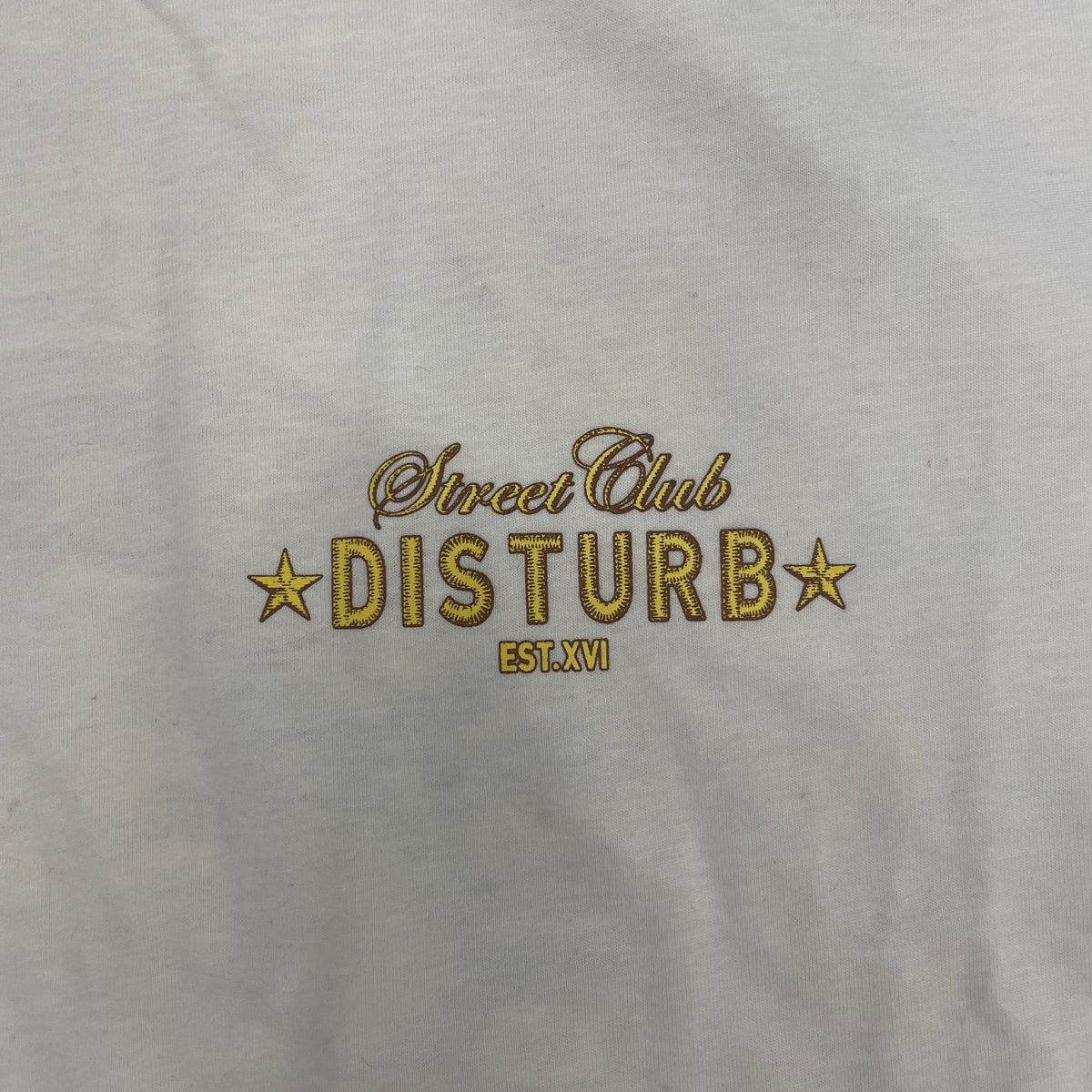 Camiseta Disturb Street Dice Off-White