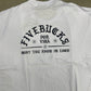 Camiseta Fivebucks Born Locos Branco