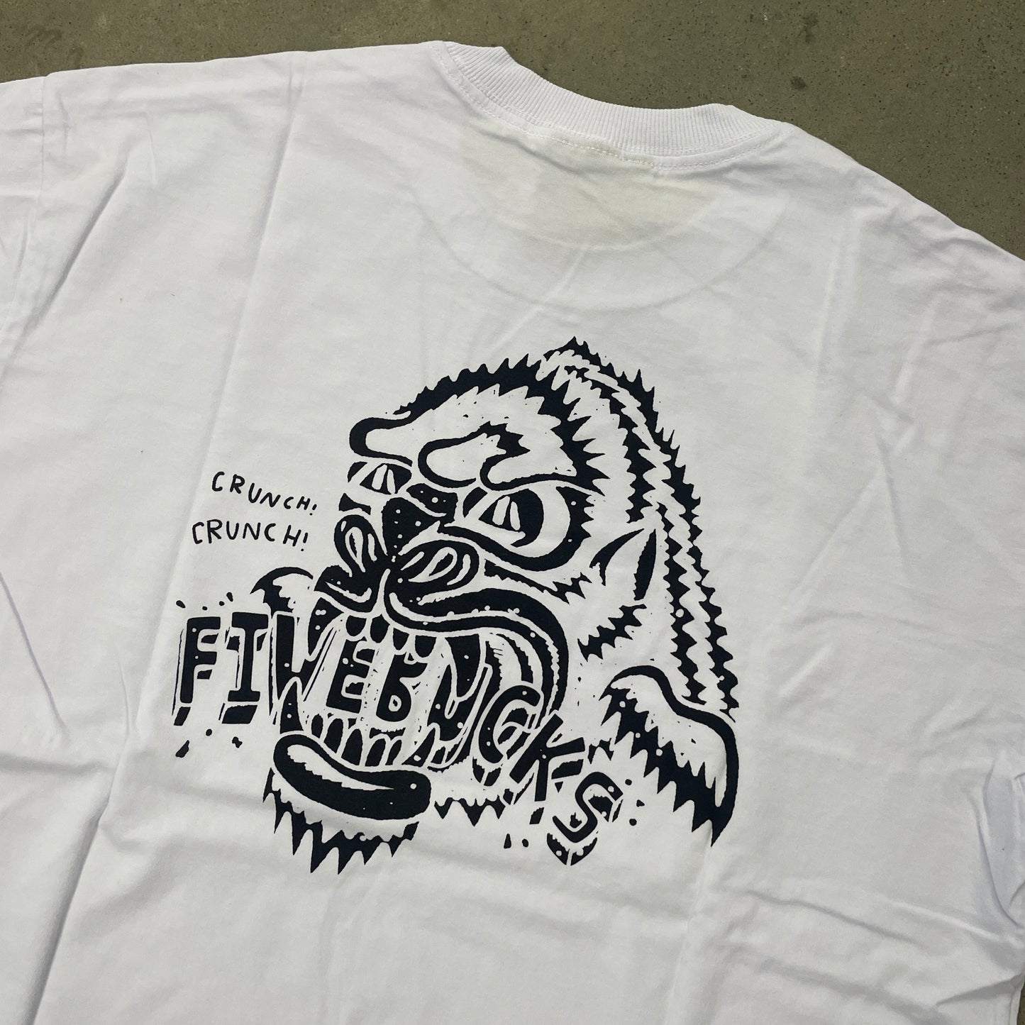 Camiseta Fivebucks Crushed Branco