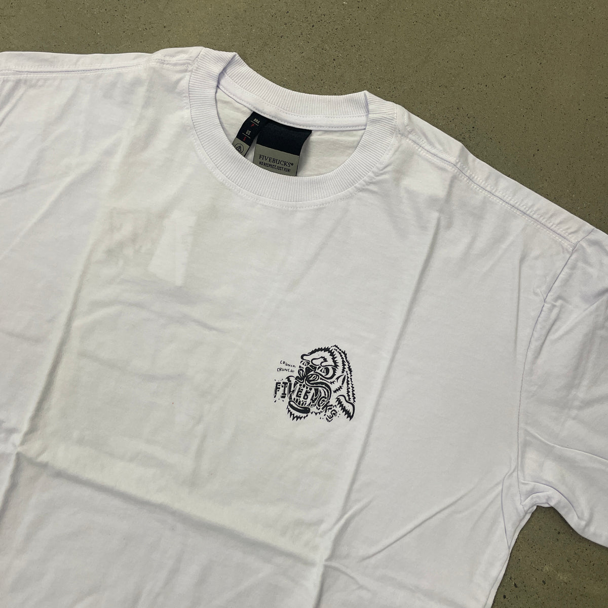 Camiseta Fivebucks Crushed Branco
