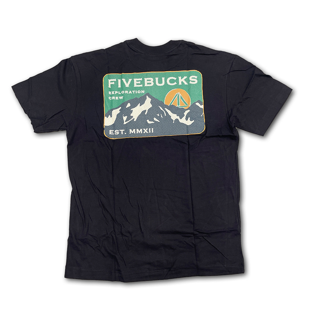 Camiseta Fivebucks Exploration Crew Preto