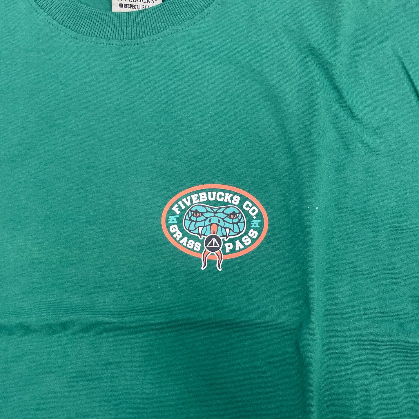 Camiseta Fivebucks Grass Pass Big Verde