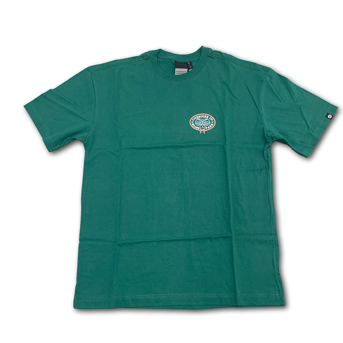 Camiseta Fivebucks Grass Pass Big Verde