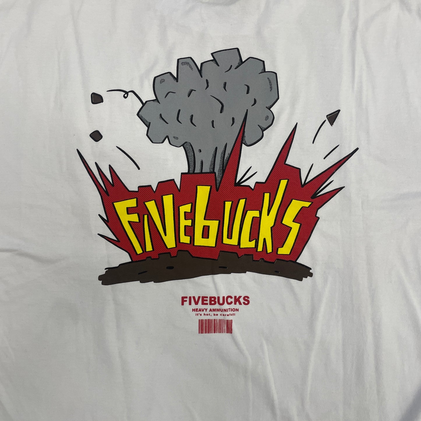 Camiseta Fivebucks Heavy Ammunition Branco