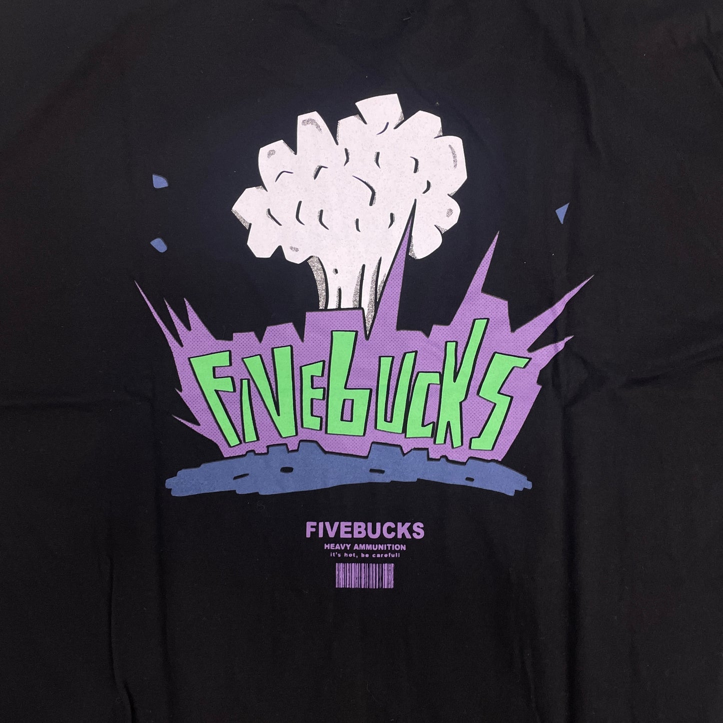 Camiseta Fivebucks Heavy Ammunition Preto
